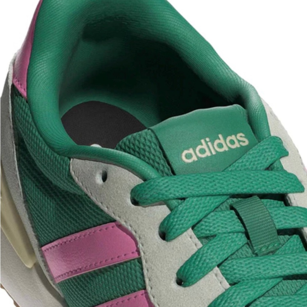 Adidas Women's Sneakers in Green and Pink - Picture 6 of 10